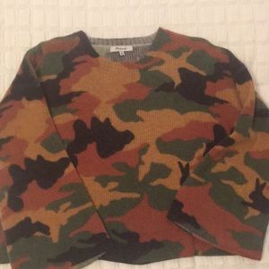 Cottontail Camo Wide-Sleeve Sweater